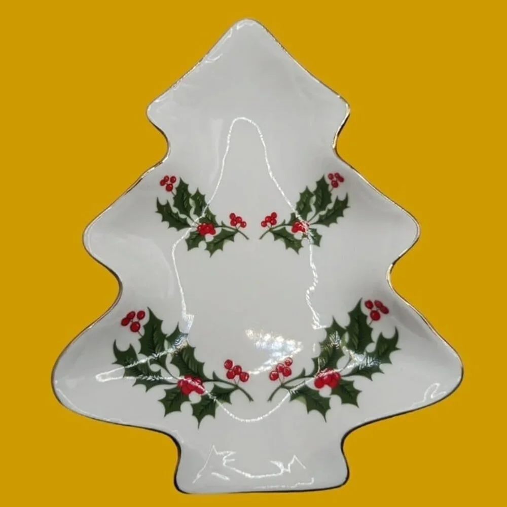 Stacy claire & christmas holy 2 spoon rest with wooden spoon red & wht